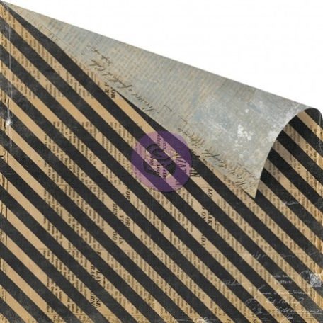 Scrapbook papír 12", Paper / Stationer's Desk - Stamps & Stripes (1 ív)