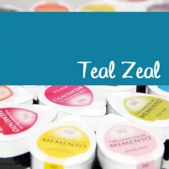   Tsukineko Tintapárna - Teal Zeal - Memento Dew Drop Ink Pad (1 db)