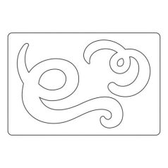   SIZZIX Vágósablon 659597 - Bigz Die L / Loop-the-Loop (1 db)