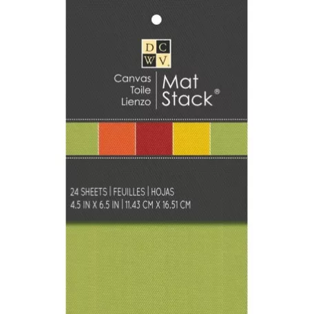 Vászon készlet 4.5X6.5", Canvas / Vegyes színek -  (24 db)