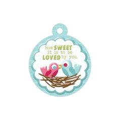 WRMK Dombornyomott címke - Love Struck - How sweet (1 db)