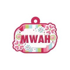 WRMK Dombornyomott címke - Love Struck - mwah (1 db)