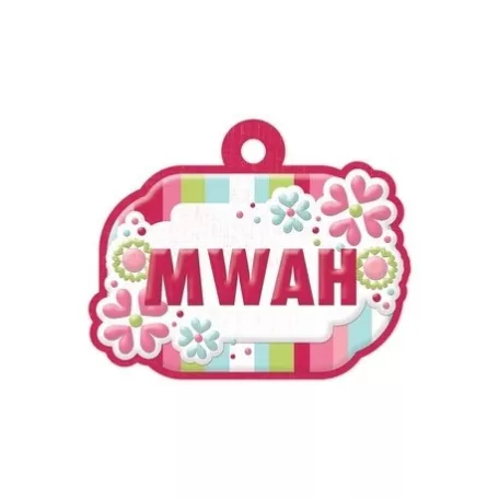 WRMK Dombornyomott címke - Love Struck - mwah (1 db)