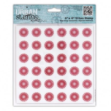Gumibélyegző 15 X15 cm, Urban Stamp / Home for Christmas - Snowflake (1 db)