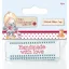 Szalag címke , Tilly Daydream / Stitched Ribbon Tags - Handmade with love (10 db)