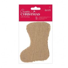   Zsákvászon csizma , Create Christmas / Jute Stocking -  (4 db)