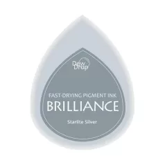   Gyöngyház bélyegzőpárna BD-93, Brilliance / Starlite Silver - Csillagfény ezüst (1 db)