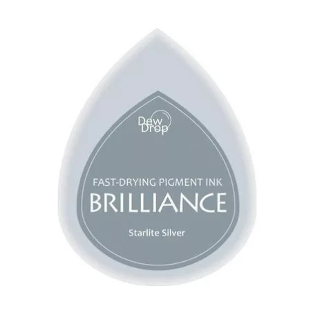 Gyöngyház bélyegzőpárna BD-93, Brilliance / Starlite Silver - Csillagfény ezüst (1 db)