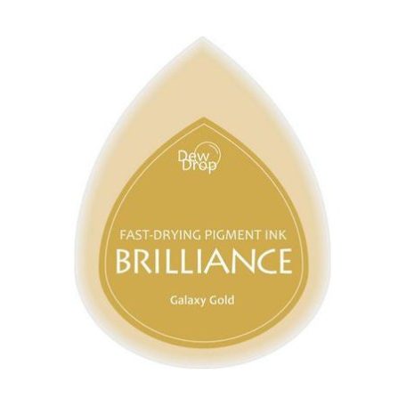 Gyöngyház bélyegzőpárna BD-91, Brilliance / Galaxy Gold - Galaktika arany (1 db)