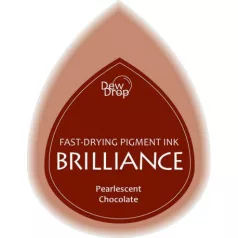   Gyöngyház bélyegzőpárna BD-76, Brilliance / Pearlescent Chocolate - Csokoládé (1 db)