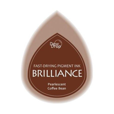 Gyöngyház bélyegzőpárna BD-54, Brilliance / Coffee Bean - Kávébab (1 db)