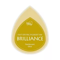   Gyöngyház bélyegzőpárna BD-53, Brilliance / Pearlescent Olive - Olivaolaj (1 db)