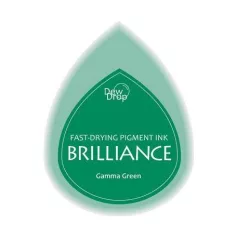   Gyöngyház bélyegzőpárna BD-21, Brilliance / Gamma Green - gamma zöld (1 db)