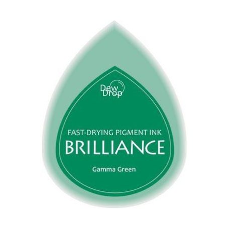 Gyöngyház bélyegzőpárna BD-21, Brilliance / Gamma Green - gamma zöld (1 db)