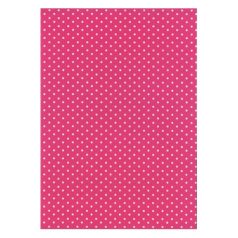   Pergamano Paper A4 - 150g, 61806 / Dots - Pink fehér pöttyös (1 ív)
