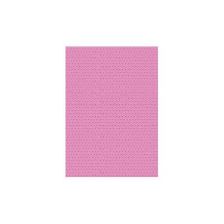 Dombornyomott Kreatív papír A4, Embossed / Swiss Dots - Pink (1 ív)