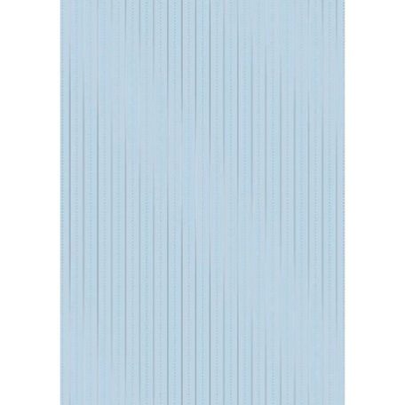 Kreatív papír A4, Foliekarton / Dotty Lines - Blue (1 ív)