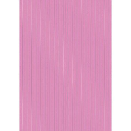 Kreatív papír A4, Foliekarton / Dotty Lines - Pink (1 ív)
