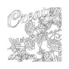   Festhető scrapbook papír 12", Paintables / roslynn -  (1 lap)