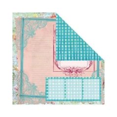   Scrapbook papír 12", Watercolor Rainbow / Precious Morning - kétoldalas (1 lap)