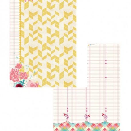 Kreatív papír StudioLight  A4, Flower Delight / kétoldalas - Nr. 186 (1 ív)