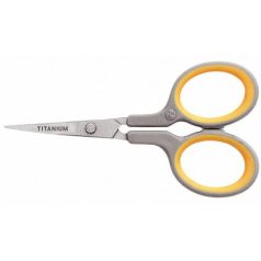 Olló 10 cm, Scissors Titanium / Round -  (1 db)