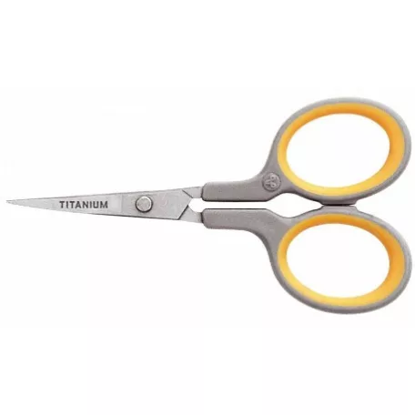 Olló 10 cm, Scissors Titanium / Round -  (1 db)
