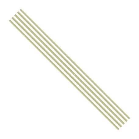 Szatén szalag 20 mm, Ribbon / Stripes - Zöld csíkos (3 méter)