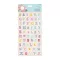 Matrica , Bellissima / Alphabet Stickers Foiled - 58 pcs -  (1 ív)