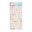 Matrica , Bellissima / Alphabet Stickers Foiled - 58 pcs -  (1 ív)