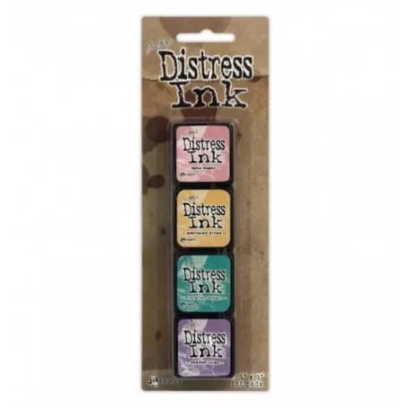 Mini Bélyegzőpárna készlet , Distress Mini Ink / Tim Holtz - Kit 4 (4 db)