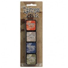   Mini Bélyegzőpárna készlet , Distress Mini Ink / Tim Holtz - Kit 5 (4 db)