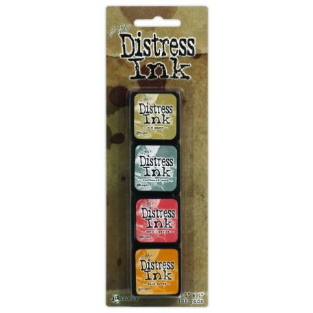 Mini Bélyegzőpárna készlet , Distress Mini Ink / Tim Holtz - Kit 7 (4 db)