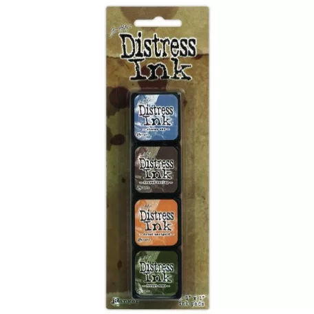 Mini Bélyegzőpárna készlet , Distress Mini Ink / Tim Holtz - Kit 9 (4 db)