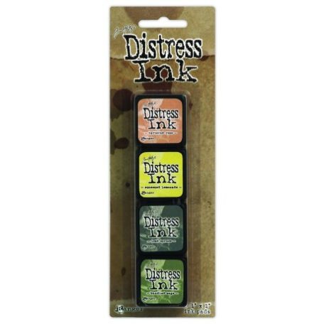 Mini Bélyegzőpárna készlet , Distress Mini Ink / Tim Holtz - Kit 10 (4 db)