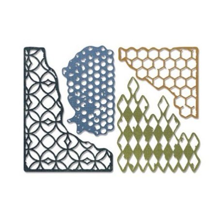 Vágósablon 660220, ThinLits /  Tim Holtz - Mixed Media  (4 db)