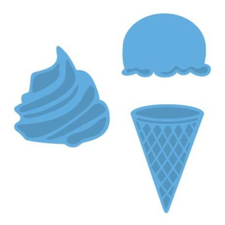 Marianne Design Vágósablon LR0365 - Ice cream / Fagyi - CreaTables 3 db)