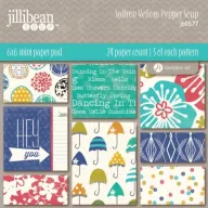   Papírkészlet 6", Paper Pad  / Saffron Yellow Pepper -  (24 lap)