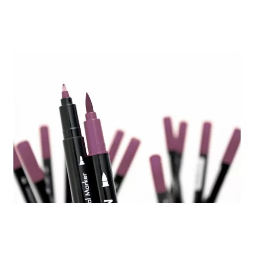 Tsukineko Kétvégű filctoll - Sweet Plum - Memento Dual Marker (1 db)