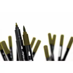   Tsukineko Kétvégű filctoll - Olive Grove - Memento Dual Marker (1 db)