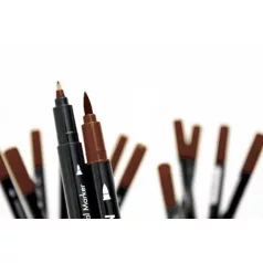   Tsukineko Kétvégű filctoll - Rich Cocoa - Memento Dual Marker (1 db)