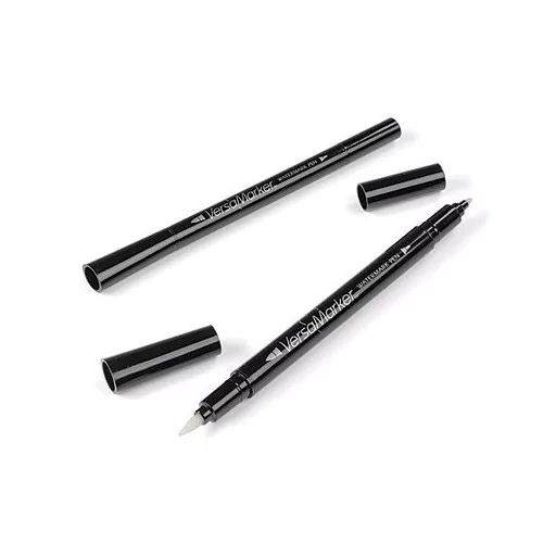 Vízjeltinta - duplahegyű embossing toll, VersaMark / Watermark Pen - Clear - Átlátszó (1 db)