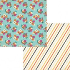   Kreatív papír 12", Radiant / glorious - kétoldalas (1 ív)