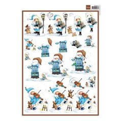 Kivágóminta A4 Snoesje & music (1 db)