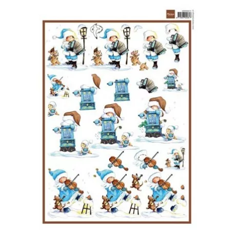 Kivágóminta A4 Snoesje & music (1 db)