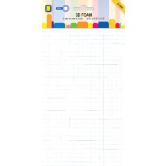  3D ragasztó kocka 2 mm, 3D Foam / öntapadós - fehér (1 ív)