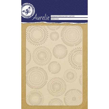 Domborító mappa , Background Embossing Folder / Dotted Circles -  (1 db)