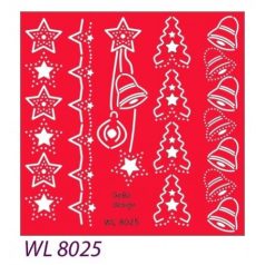   Kézi domborító sablon , Multi Stencil / Karácsonyi motívumok - Spider Web (1 db)