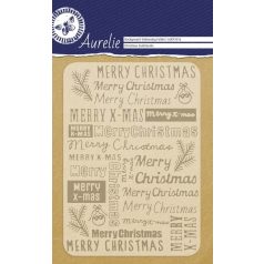   Domborító mappa , Background Embossing Folder  / Christmas Sentiments -  (1 db)