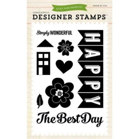 Szilikonbélyegző készlet , 4X6 Stamp / Happy Family (1 csomag)